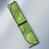 Broccoli Pattern Green Background Car Sun Shade