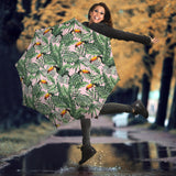 Toucan Tropical Green Jungle Palm Pattern Umbrella