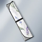 Hand Painting Watercolor Lavender Car Sun Shade