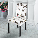 Chihuahua Dog Pattern Dining Chair Slipcover