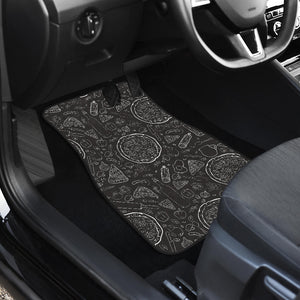 Pizza Pattern  Front Car Mats