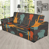 Electric Guitars Pattern Sofa Slipcover