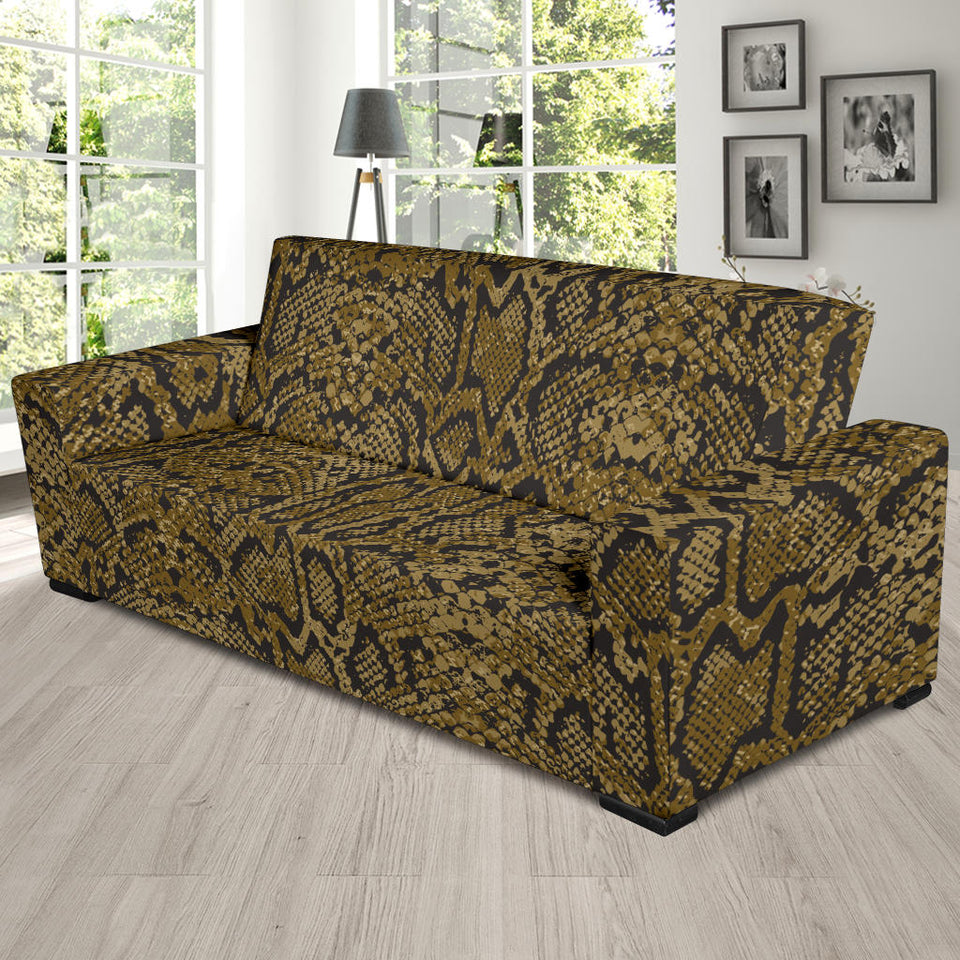 Snake Skin Pattern Sofa Slipcover