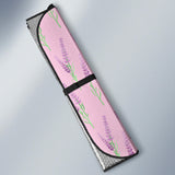 Lavender Pattern Pink Background Car Sun Shade