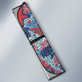 Hand Drawn Colorful Starfish Car Sun Shade