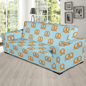 Pretzels Pattern Print Design 03  Sofa Slipcover