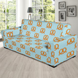 Pretzels Pattern Print Design 03  Sofa Slipcover