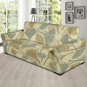 Ginkgo Leaves Design Pattern Sofa Slipcover