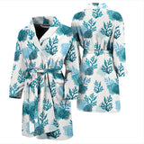 Coral Reef Pattern Print Design 04 Men's Bathrobe