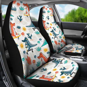 Cute Crocodile Pattern Universal Fit Car Seat Covers