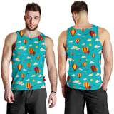 Hot Air Balloon Sky Pattern Men Tank Top