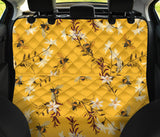 Bee Flower Pattern Dog Car Seat Covers