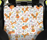 Cute Tribal Fox Pattern Dog Car Seat Covers