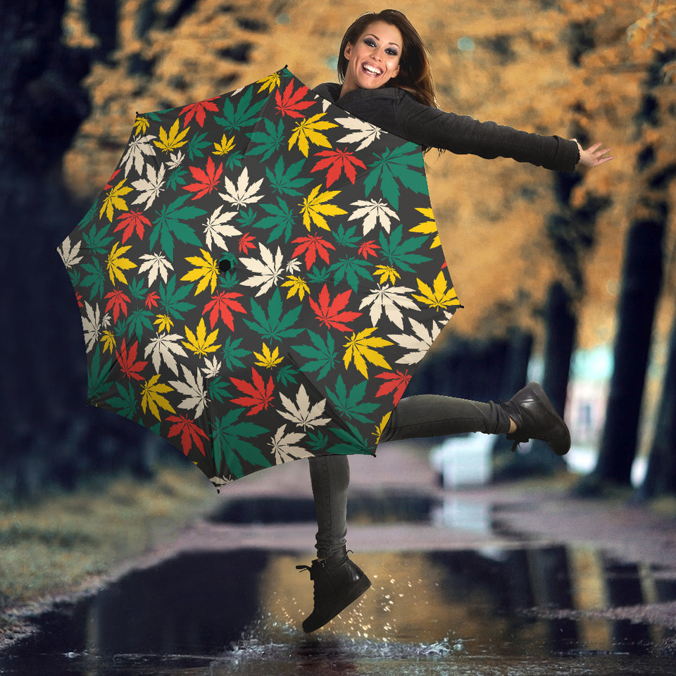 Canabis Marijuana Weed Pattern Print Design 02 Umbrella