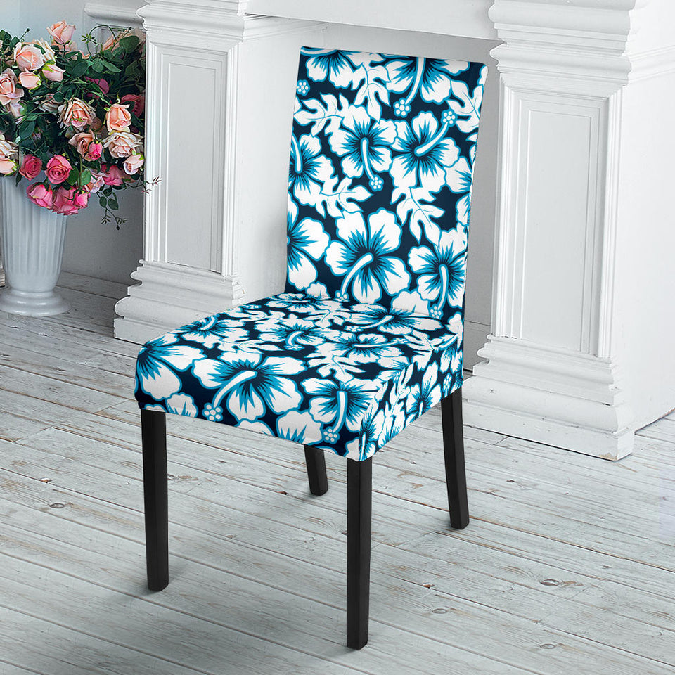 Hibiscus Pattern Print Design 04 Dining Chair Slipcover