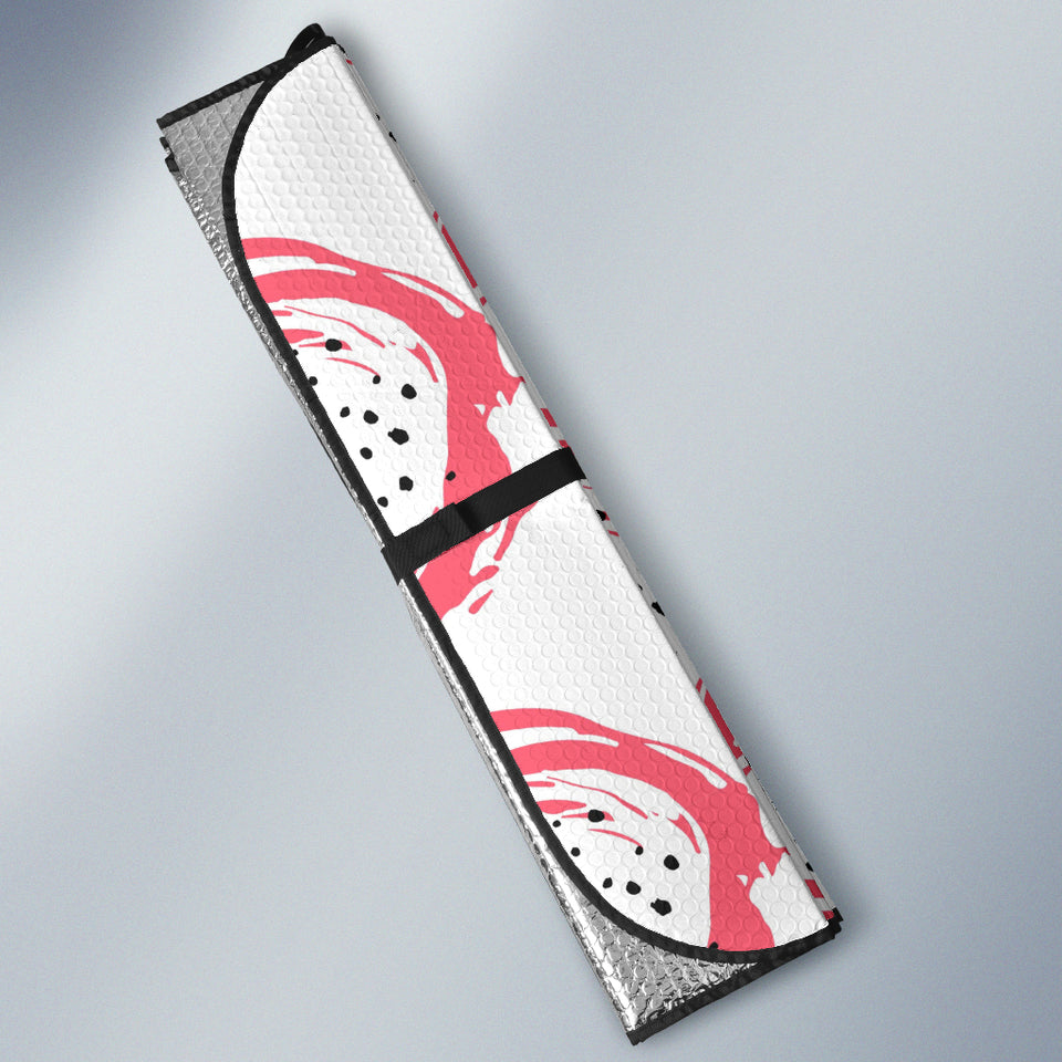 Hand Drawn Dragon Fruit Car Sun Shade