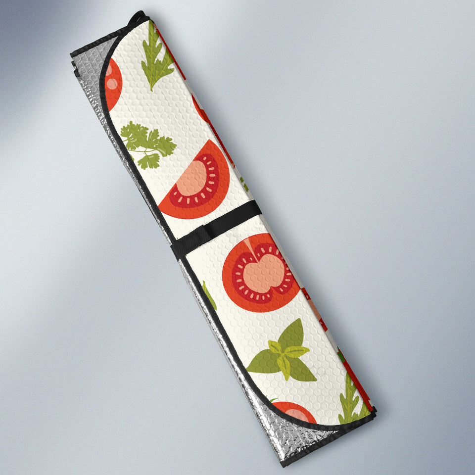Tomato Pattern Car Sun Shade
