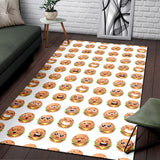 Hamburger Pattern Print Design 04 Area Rug