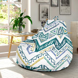 Zigzag  Chevron Paint Design Pattern Bean Bag Cover
