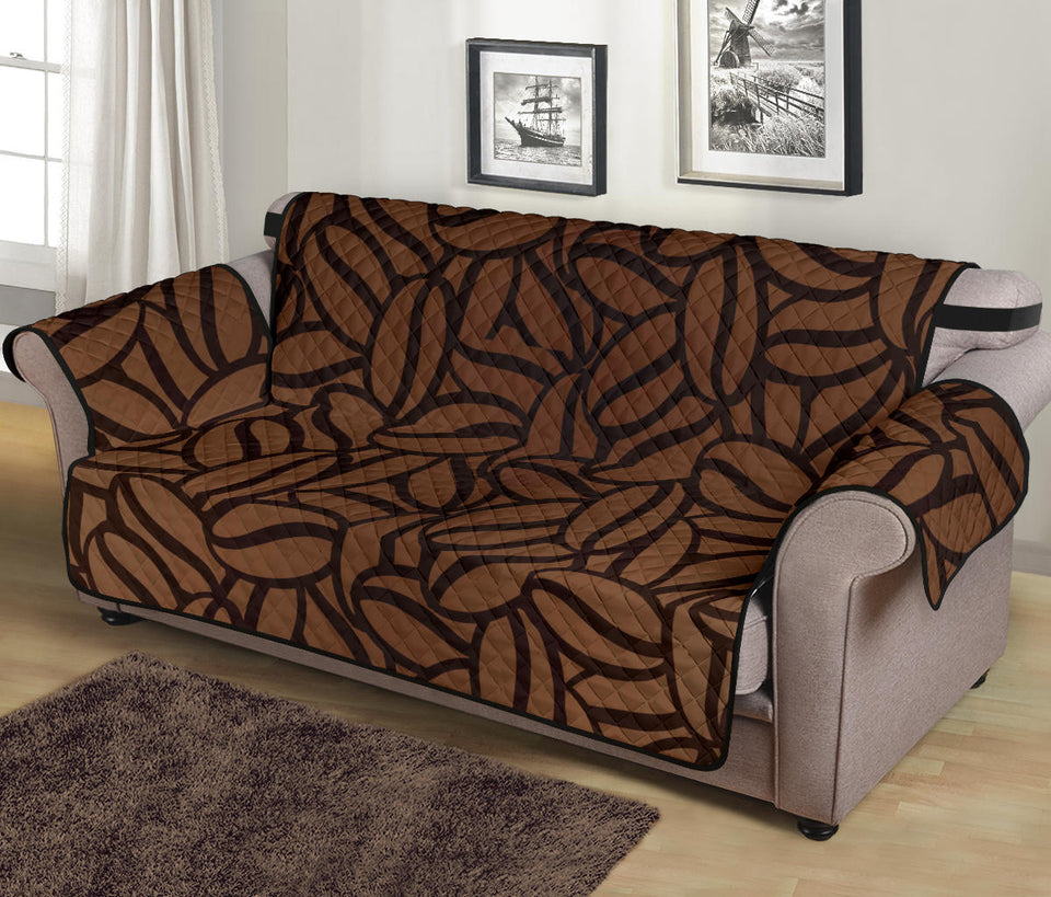 coffee bean pattern Sofa Cover Protector