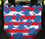 American Football Ball Star Stripes Pattern Dog Car Seat Covers