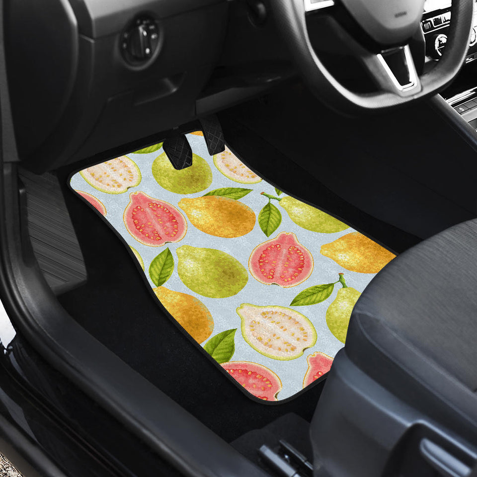 Guava Design Pattern Front And Back Car Mats