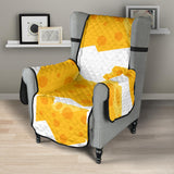 Cheese slice pattern Chair Cover Protector