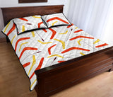 Waterclor boomerang Australian aboriginal ornament Quilt Bed Set