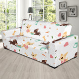 Cute Chihuahua Puppie Pattern Sofa Slipcover
