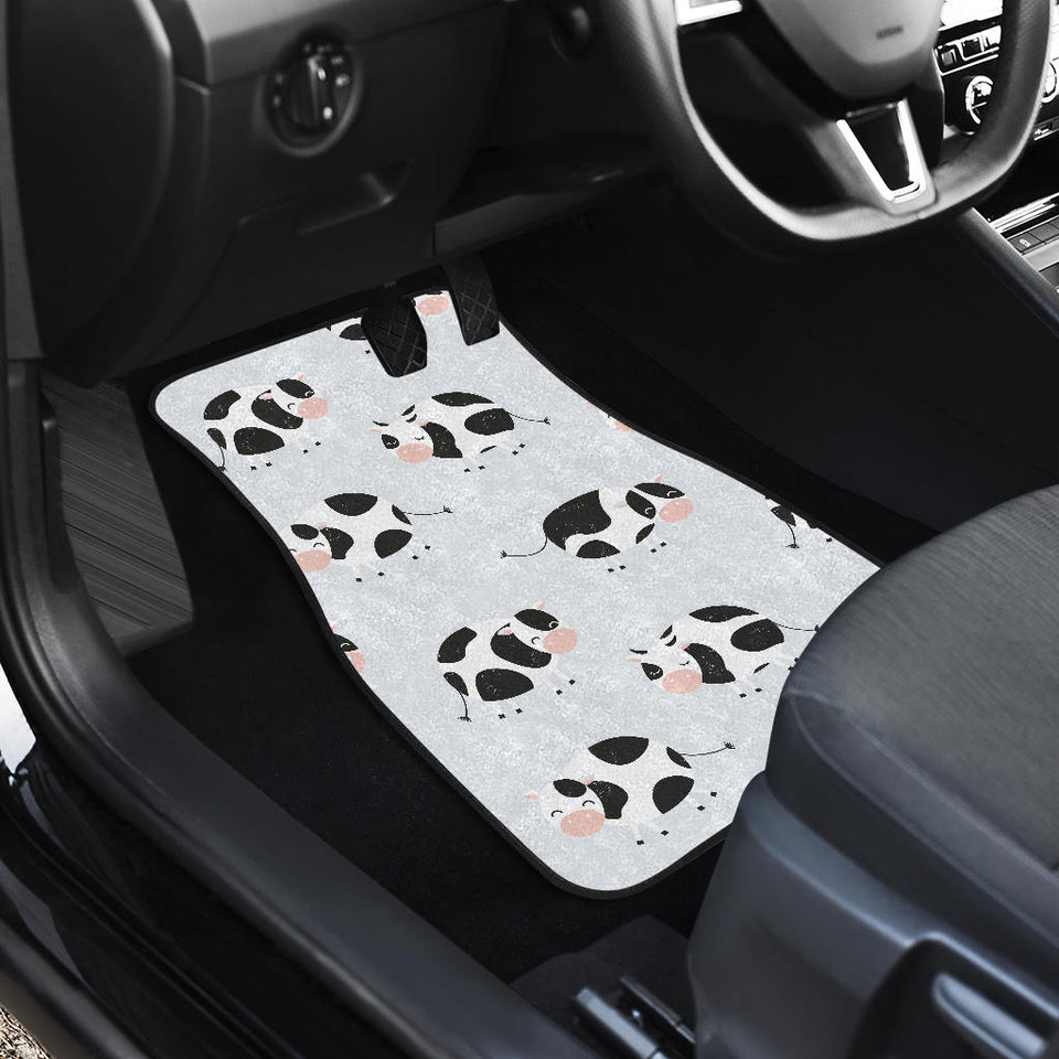 Cute Cows Pattern Front Car Mats