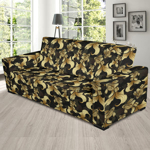 Goldfish Pattern Print Design 01 Sofa Slipcover