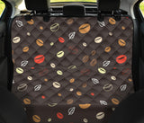 Coffee Bean Leave Pattern Dog Car Seat Covers