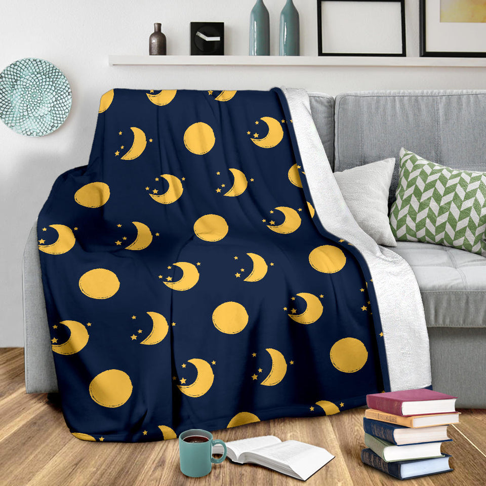 Moon Star Pattern Premium Blanket
