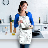 Cute Goat Design Pattern Adjustable Apron