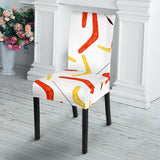 Waterclor Boomerang Australian Aboriginal Ornament Dining Chair Slipcover