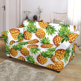 Pineapples Design Pattern Loveseat Couch Slipcover