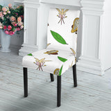 Color Hand Drawn Cocoa Pattern Dining Chair Slipcover