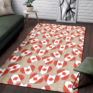 Canada Pattern Print Design 01 Area Rug