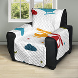 Colorful helicopter pattern Recliner Cover Protector