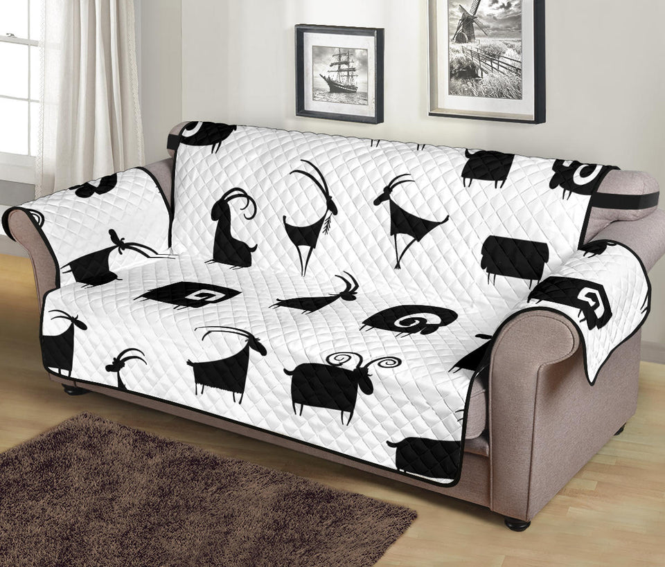 Goat ram pattern Sofa Cover Protector