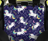 Hand Drawn Cute Unicorn Star Planet Dog Car Seat Covers