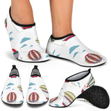 Hot Air Balloon Pattern Aqua Shoes