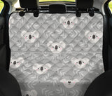 Cute Koala Leaves Pattern Dog Car Seat Covers