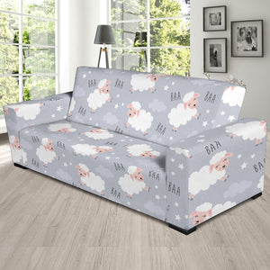 Sweet Dreams Sheep Pattern Sofa Slipcover