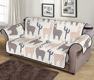 Llama Alpaca pattern Sofa Cover Protector