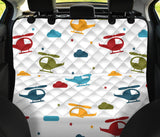 Colorful Helicopter Pattern Dog Car Seat Covers