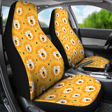 Lion Pattern Print Design 03 Universal Fit Car Seat Covers