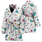 Candy Design Pattern Women'S Bathrobe