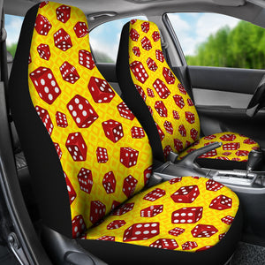 Dice Pattern Print Design 04 Universal Fit Car Seat Covers
