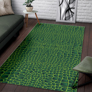 Crocodile Skin Printed Area Rug